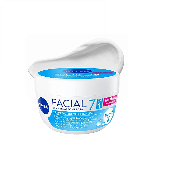 Creme Facial Nivea Nutritivo Ultraleve 7 em 1 100g