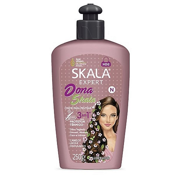 Creme Para Pentear Skala Dona Skala Com Protetor Término 250g
