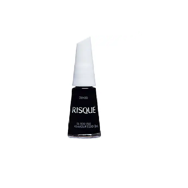 Esmalte Risqué Eu Sou Esse Glamour Todo Preto 8ml
