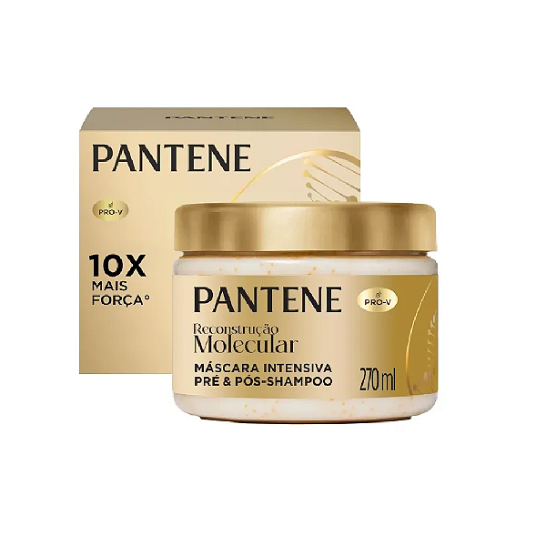 Máscara Intensiva Pantene Reconstrução Molecular 270ml