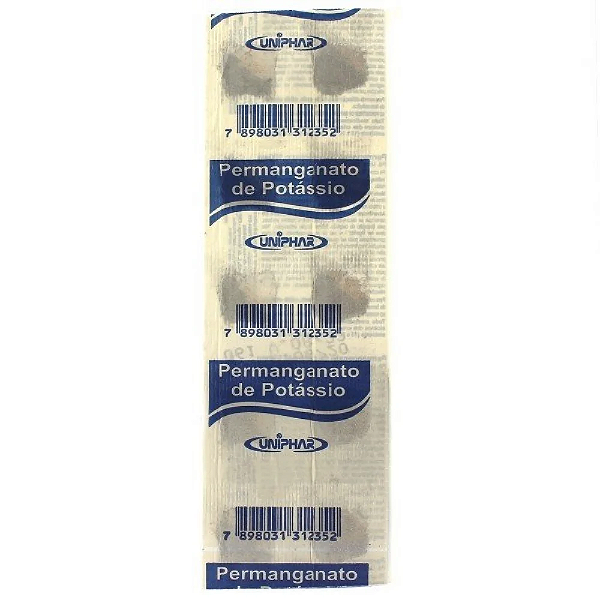 Permanganato de Potássio Pò 100mg com 10 unidades