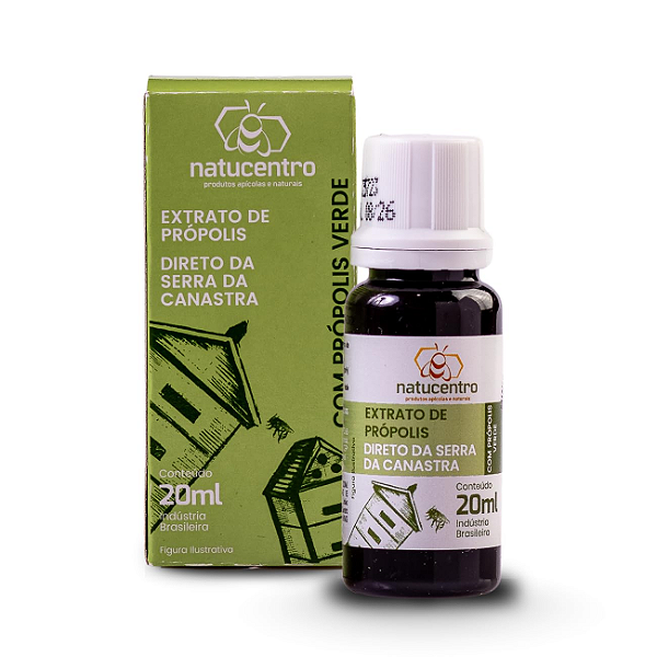 Propolis Verde - Extrato de Propolis com Concentração de Flavonoides, 20ml