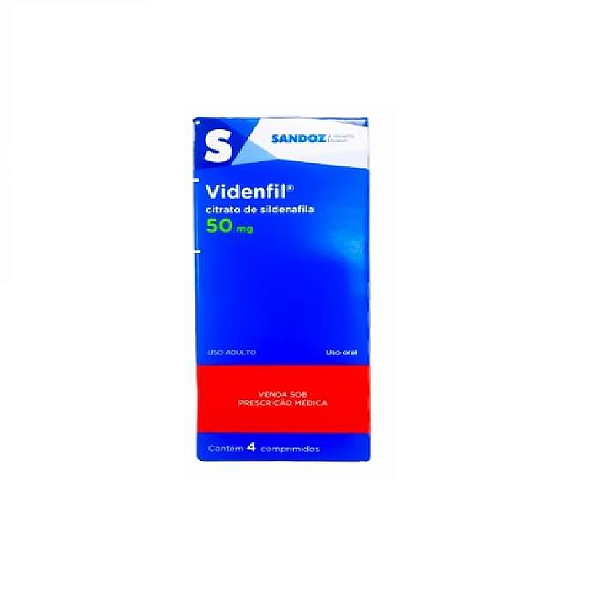 Sildenafila 50mg 4 Comprimidos