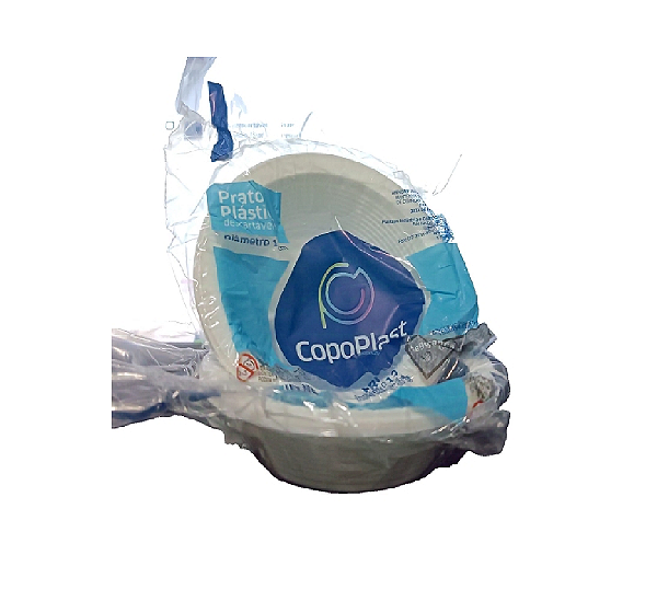 Prato Descartavel Copoplast 12cm Fundo com 10 Pratos