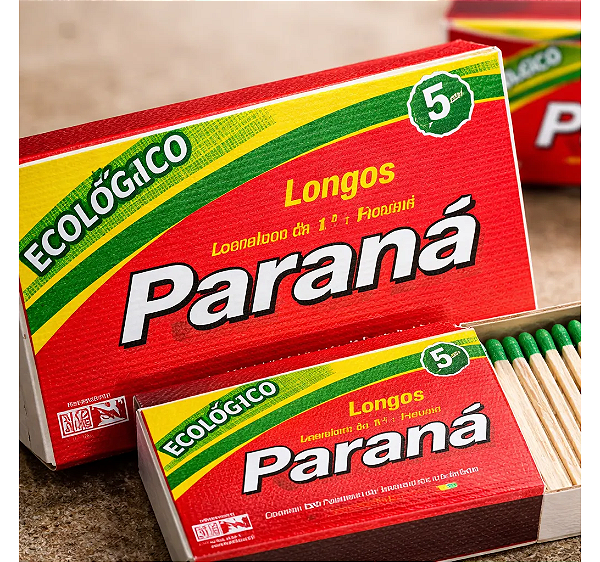 Fósforo Longo Paraná Forno E Fogão 5cm com 200 unidades