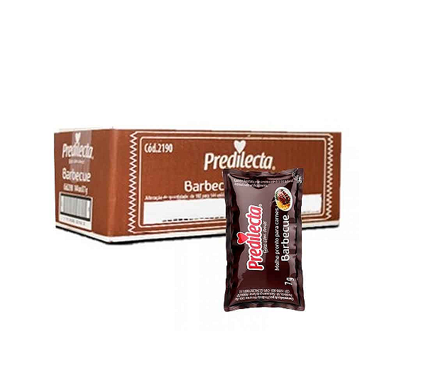 Molho Barbecue Sachet Predileta 7g com 144 Sachets