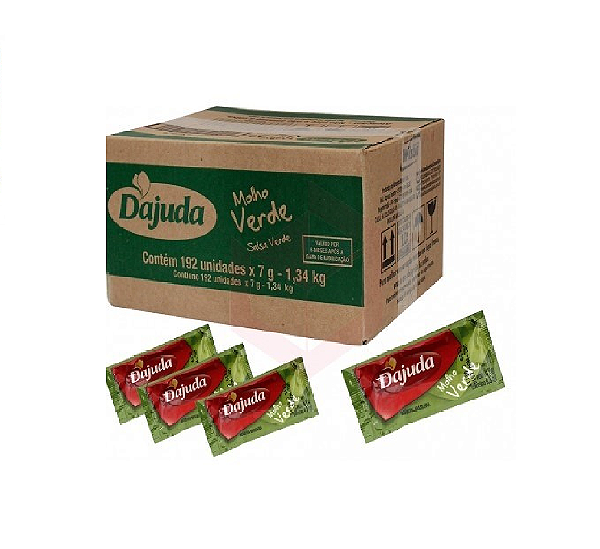 Molho Verde Sachet D'Ajuda 7g com 192 Sachets