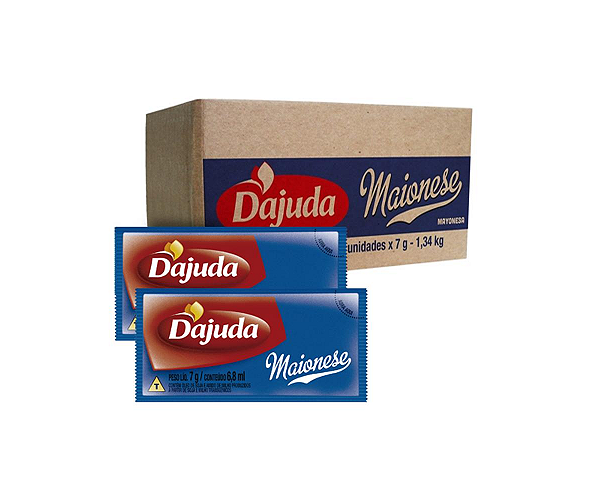 Maionese Sachet D'Ajuda 7g com 192 Sachets