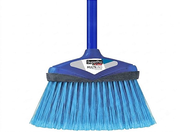 Vassoura Multiuso SuperPro Bettanin Azul Com Cabo