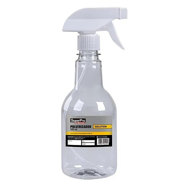 Pulverizador SuperPro Borrifador Spray Plástico Solution com 500ml