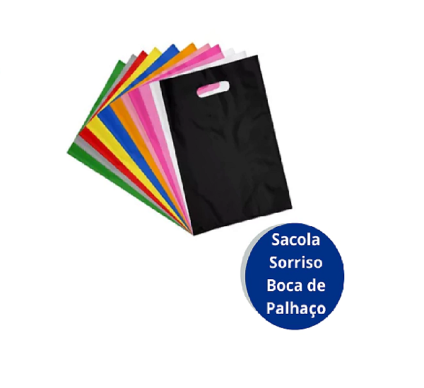Sacola Boca de Palhaço 15cm x 20cm com 50 unidades Amarela