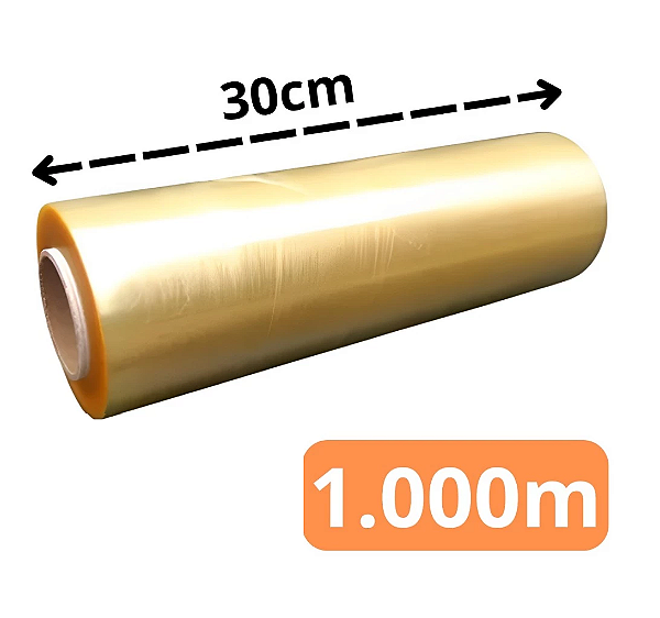 Filme de PVC 30cm x 100m com 1 Rolo