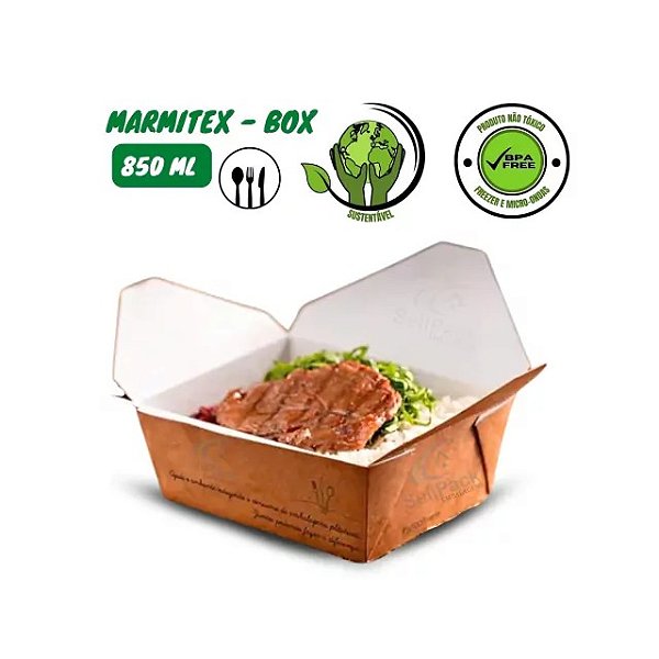 Martimitex Box N8 850ml com 50 unidades