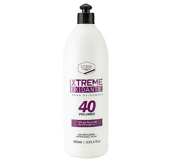 Água Oxigenada 40 Volumes Ludax Professional 900ml - Creme Oxidante