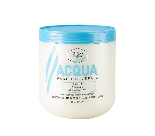 Máscara Acqua Banho de Verniz Ludax Professional 1kg - Hidratação Profunda