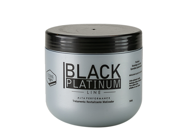 Máscara Matizadora Black Platinum Ludax Professional 500gr - Efeito Platinado Imediato