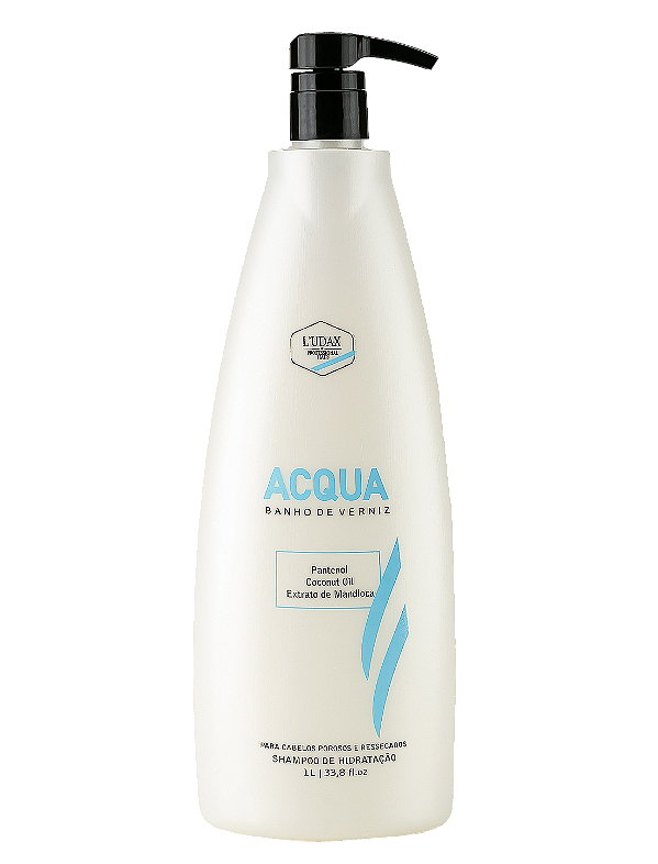 Shampoo Acqua Banho de Verniz Ludax Professional 1L - Limpeza Hidratante e Brilho