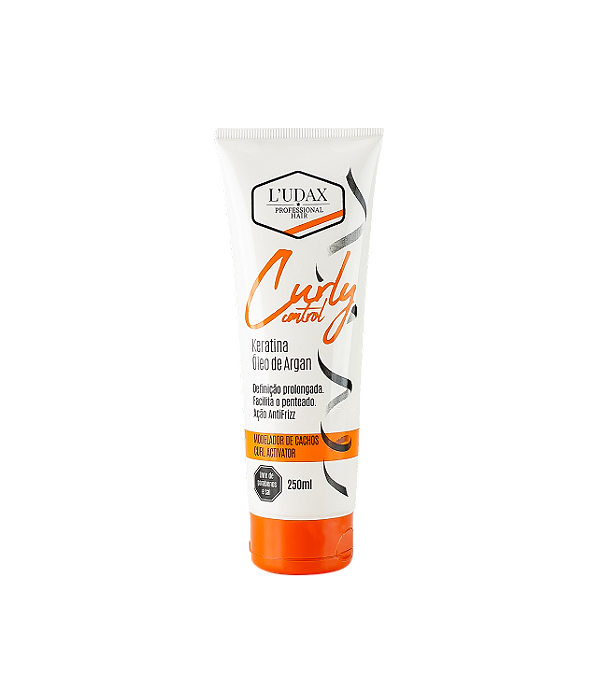 Modelador de Cachos Curly Control Ludax Professional 250ml - livre de Sal e Parabenos