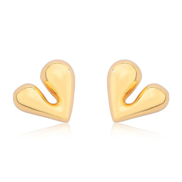 Brinco coração lovely