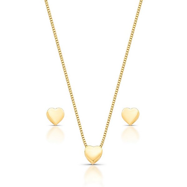 Conjunto mini coração
