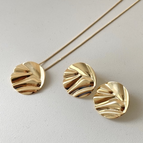 Conjunto redondo orgânico