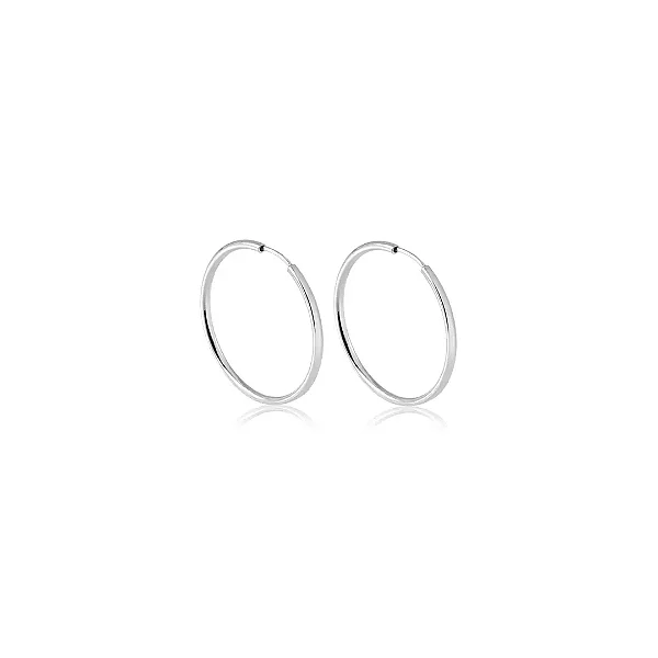 Brinco argola encaixe