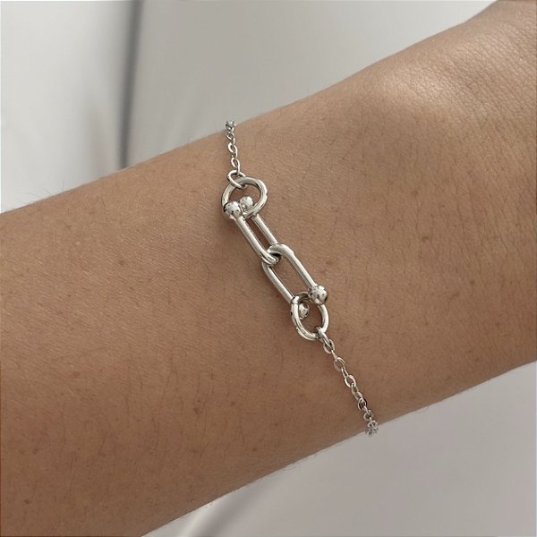 Pulseira elos duplos T