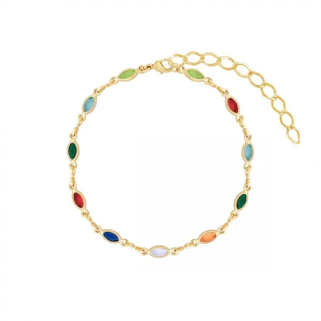 Pulseira infantil colorida