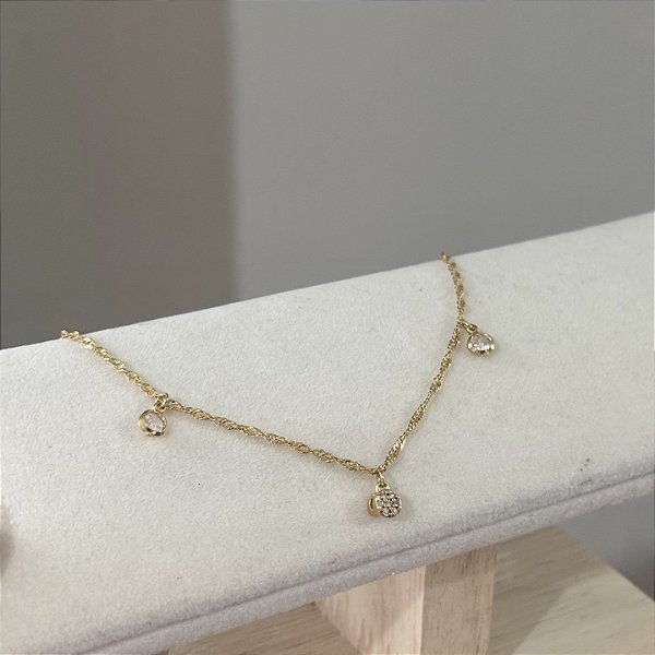 Tornozeleira cristal