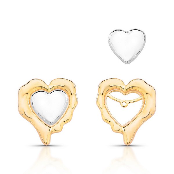 Brinco coração sintonia