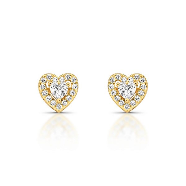 Brinco coração clássico