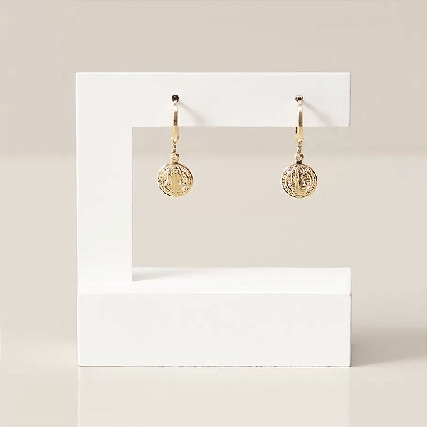 Brinco argola São Bento