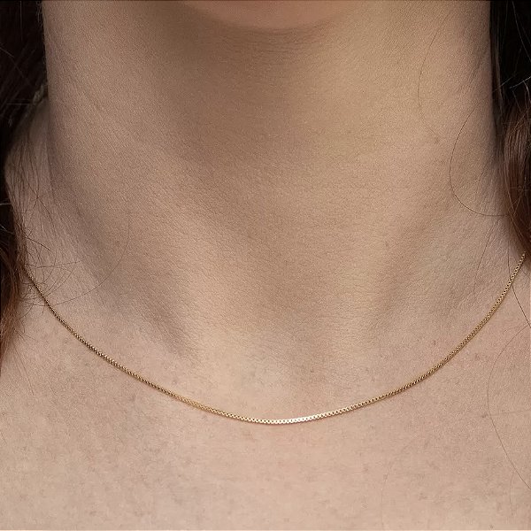 Colar corrente veneziana 45cm