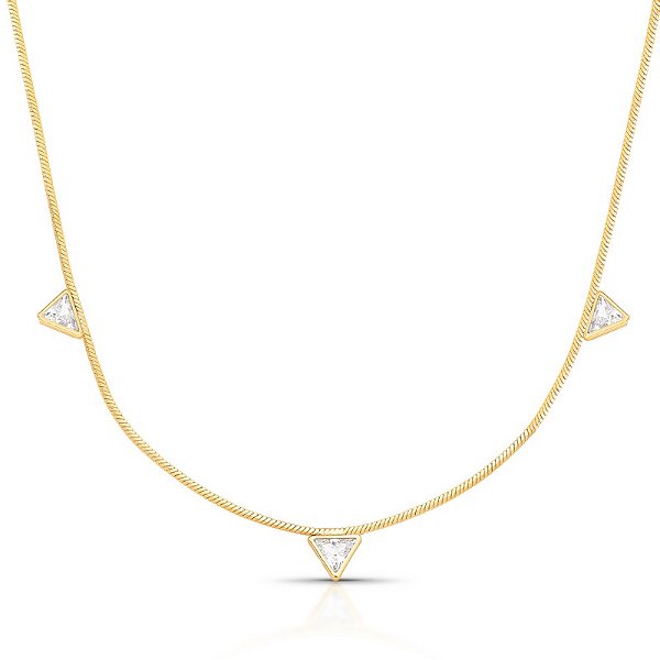 Colar vértices triangular