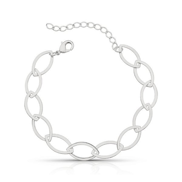 Pulseira elos folha