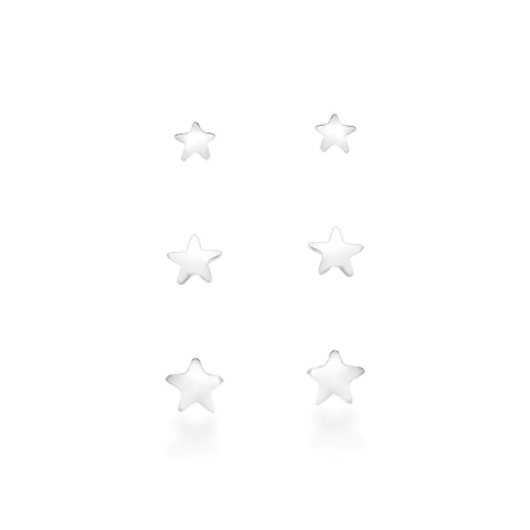 Brinco trio estrelas