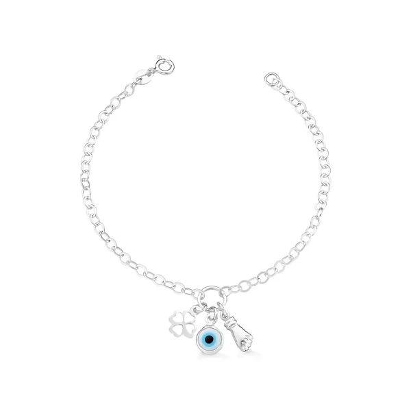 Pulseira trevo | figa | olho grego