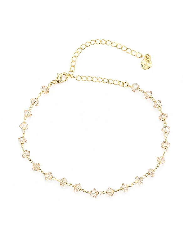 Pulseira cristal rose