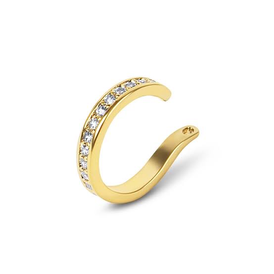 Piercing fake cristal
