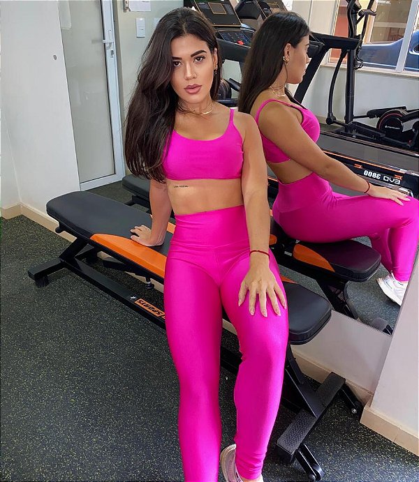 Calça trilobal pink