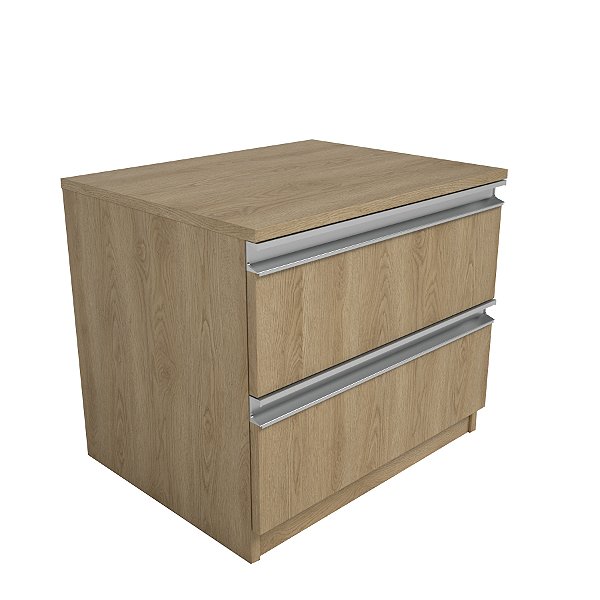 Mesa Cabeceira 2 Gavetas 520 X 456 X 400 Aveiro OAK