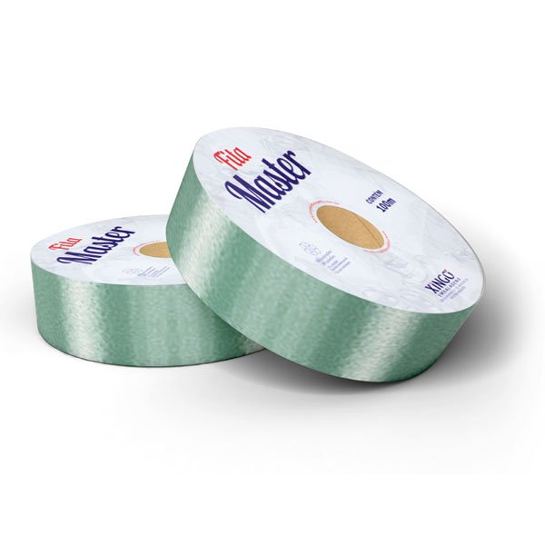 Fita Master Lisa Verde Botanic 32mm x 100m Xingó Embalagens