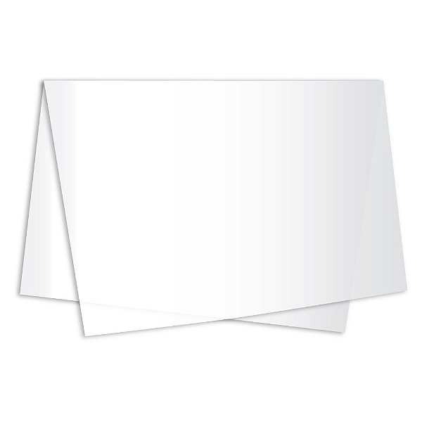 Poli Sujinho Mate Liso Branco 49x69cm Xingó Embalagens