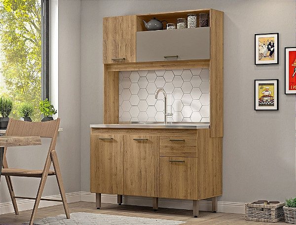 COZINHA CALI 1,23m MDP COM PÉ