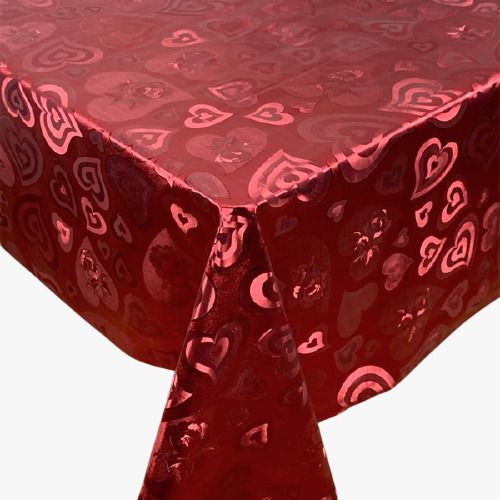 TOALHA METALIZADA VERMELHA/PRATA 1,37m LARGURA