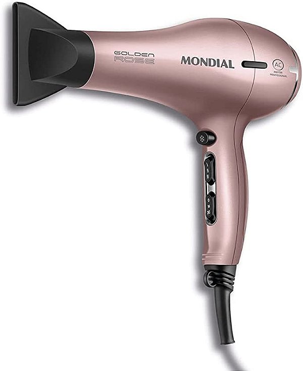 Secador de Cabelos Profissional, 110V, 2000W, Golden Rose - SCP 01