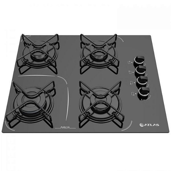Fogão cooktop  Atlas 4 Bocas