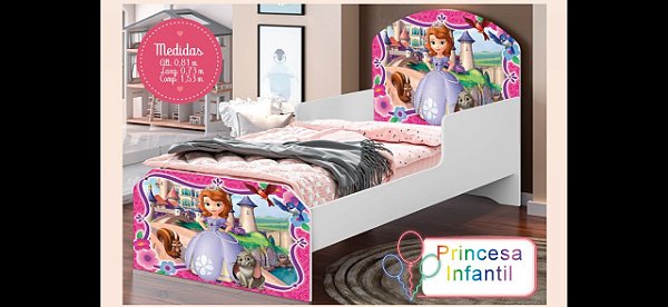 CAMA MOVELIPE PRINCESA SOFIA