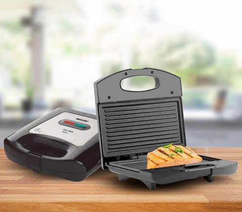 Sanduicheira Mallory Grill Max Inox 127v Preto