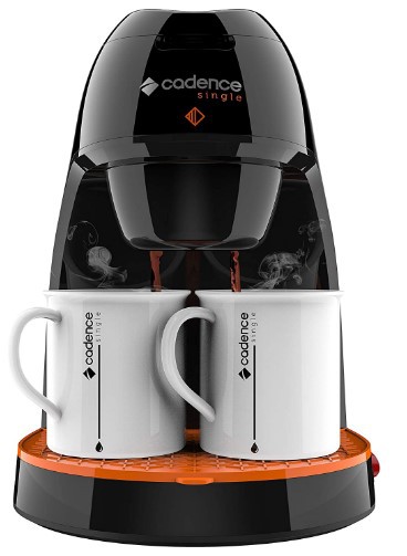 Cafeteira Cadence Single Contrast, 110V, Preto, 240ml